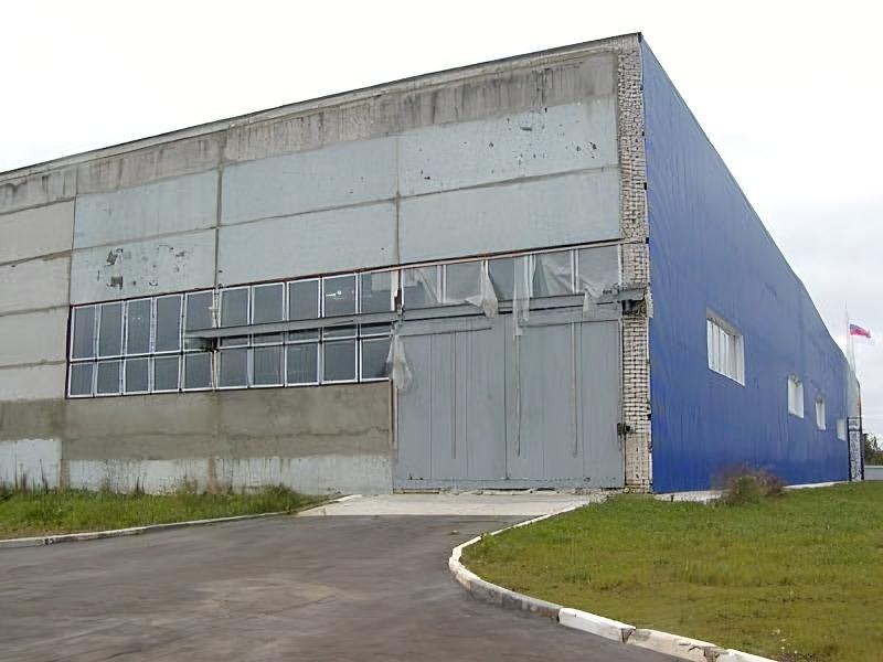 Technologické vybavení výrobní haly v Rusku